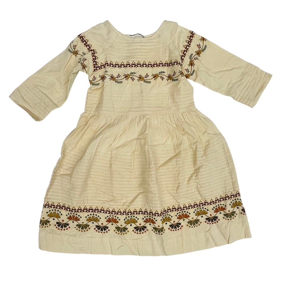 NWT LALi 2Y Ava Dress in Mac & Mia with embroidery